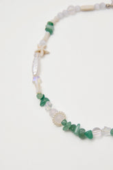 Saint-Malo Beaded Charm Necklace Multi